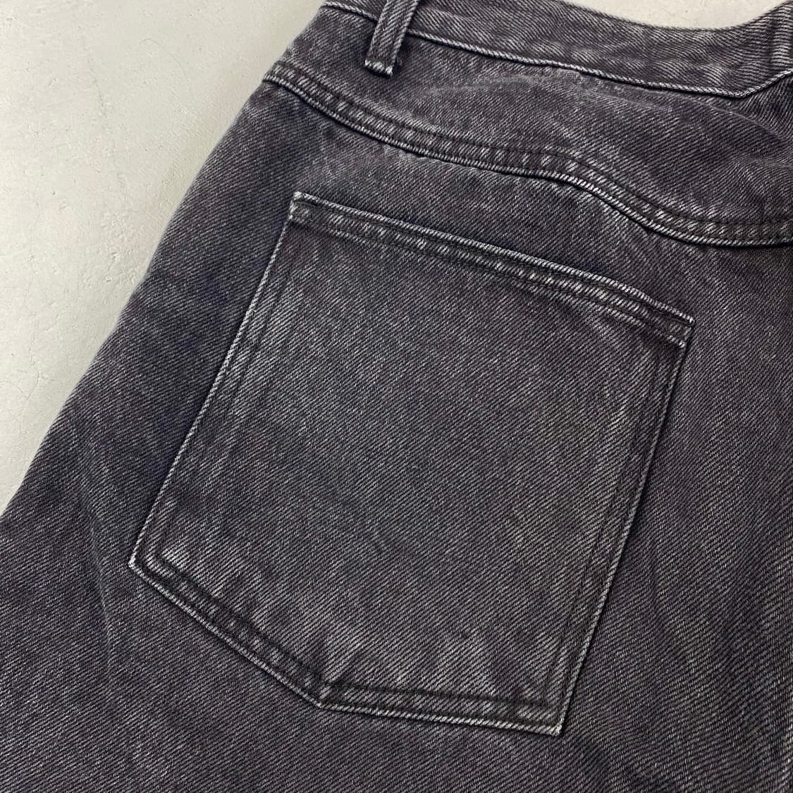 아웃스탠딩 흑청 블랙 데님 진 (34) 상품이미지5