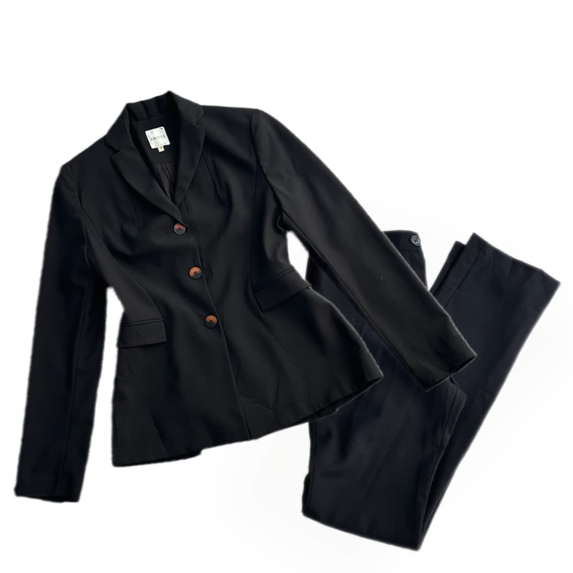 Woman black basic  suit set up  상품이미지1