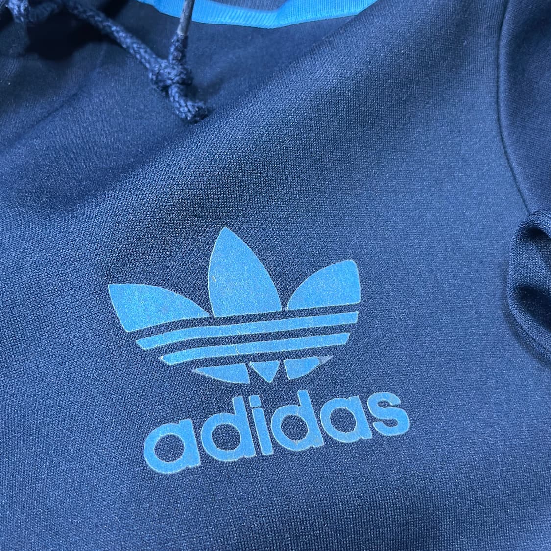 아디다스 네이비블루 후드 트랙탑  상품이미지3