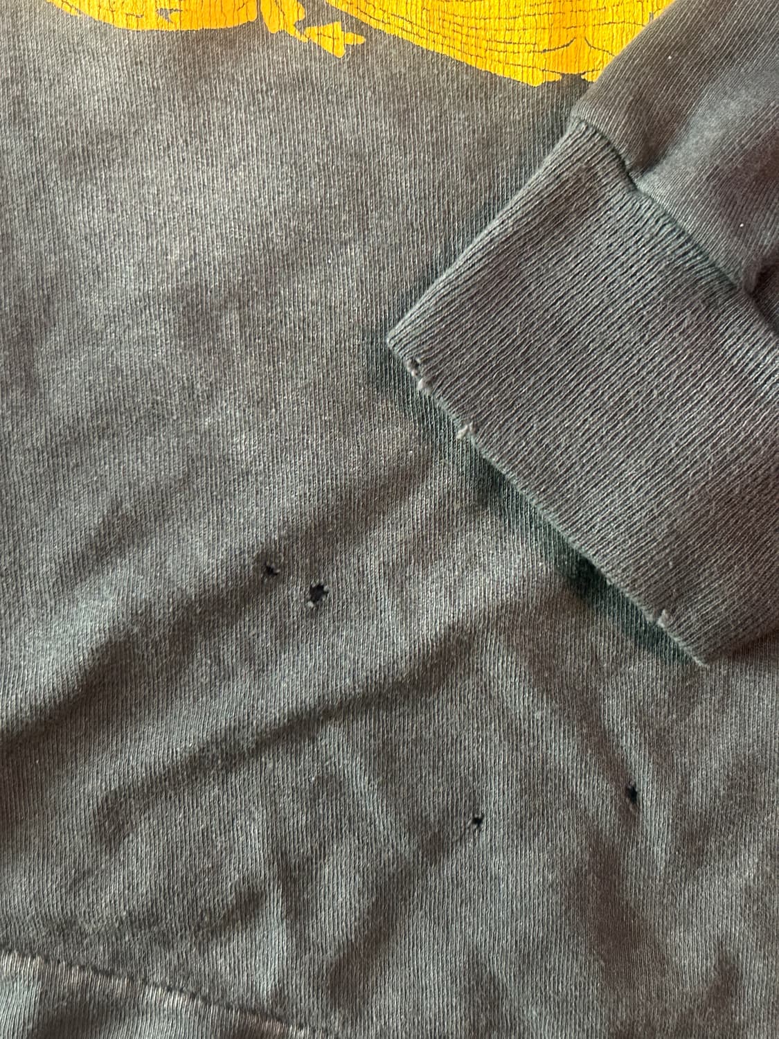 세인트 미카엘 x 본앤레이즈드 본 세인트 롱슬리브 티셔츠 블랙 L 상품이미지6