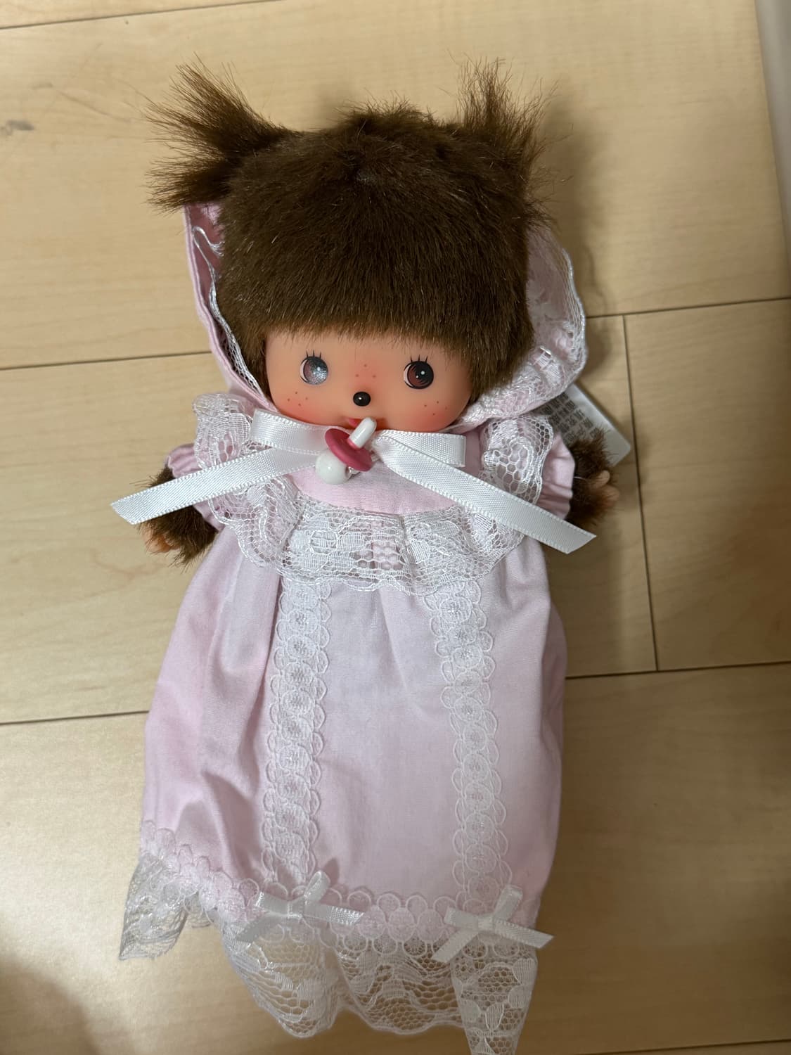몬치치 베비치치 인형 핑크 레이스 드레스 상품이미지2