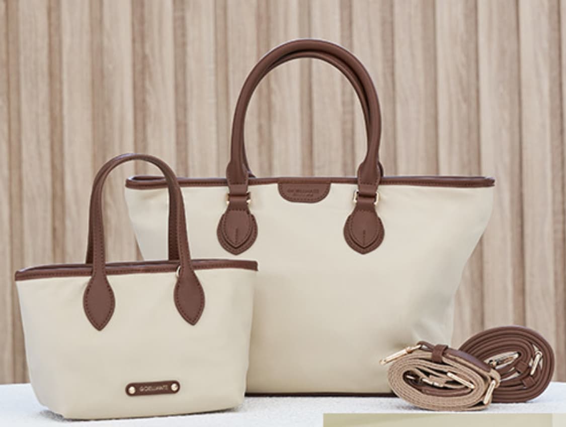 [지오리안떼] 엘린 나일론 백 4종(토트백+미니쇼퍼백) 상품이미지1