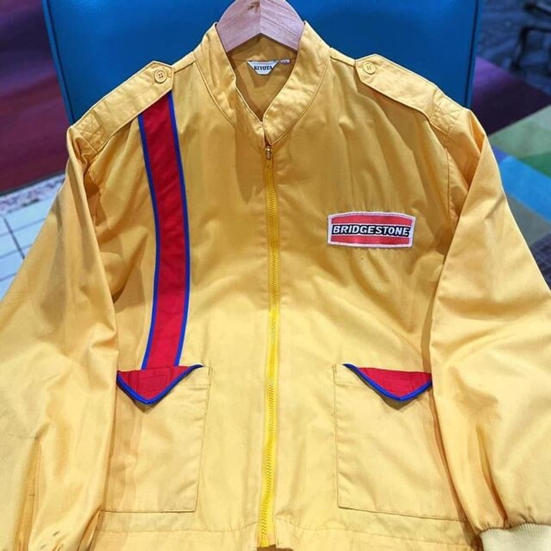 90s 키요타 브릿지스톤 포텐자 레이싱 자켓 (L)   상품이미지2