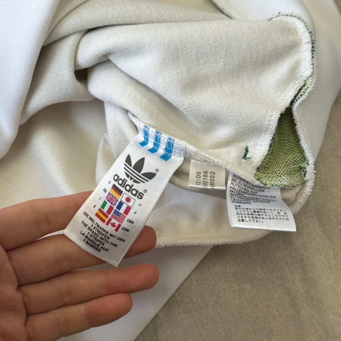 아디다스 빈티지 레몬 트랙탑 져지 105 상품이미지6