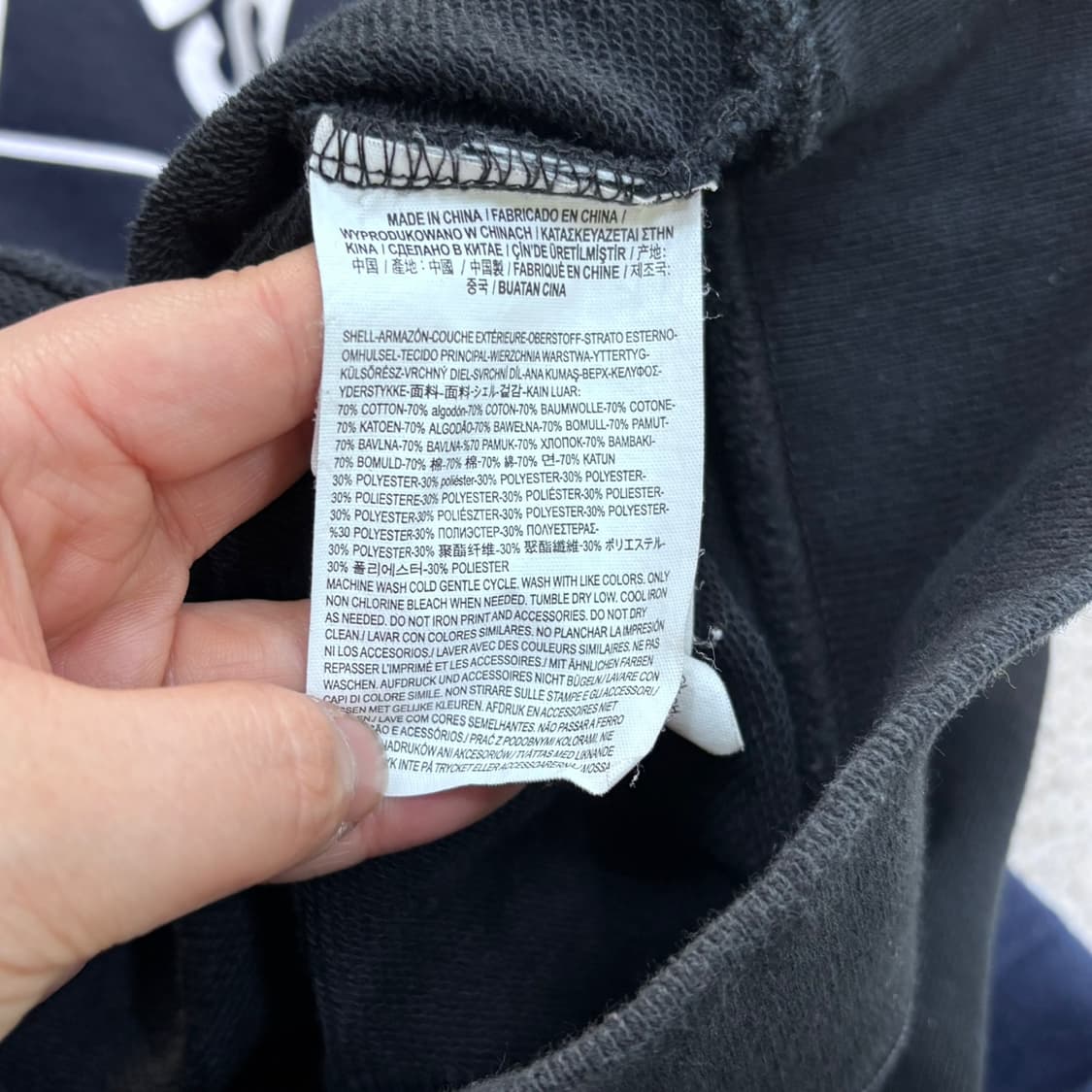 XL 반스 빅로고 후드 티셔츠 0324E 상품이미지4