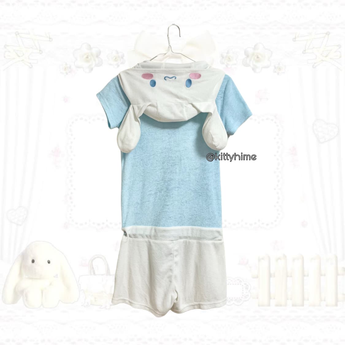cinnamoroll 시나모롤 점프슈트 룸웨어 시나모롤잠옷 고전시나모롤 상품이미지1
