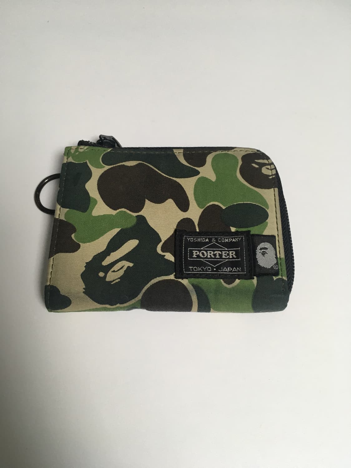 베이프 X 포터 지갑 카모 월렛 그린 상품이미지2