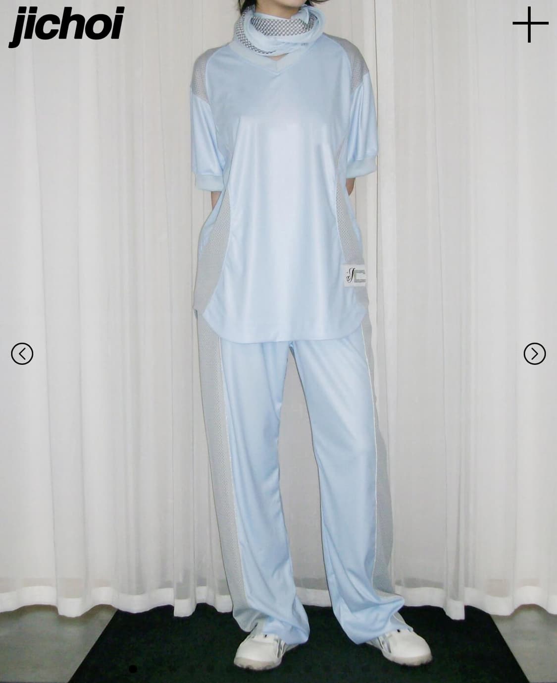 지초이 SS25 매쉬 티셔츠 라이트 그레이 SS25 CURVED MESH 상품이미지3