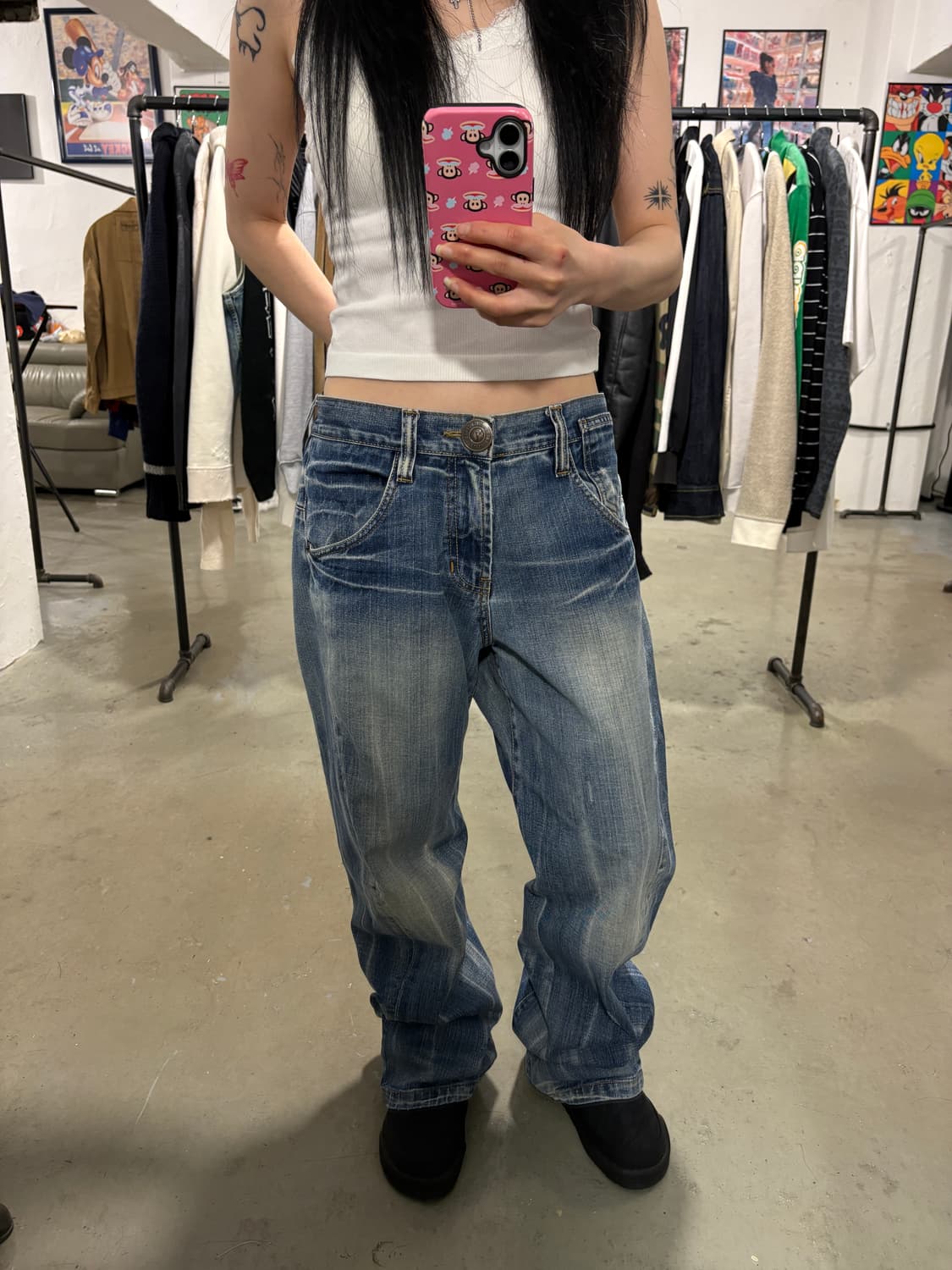 에비수 데님팬츠 상품이미지3