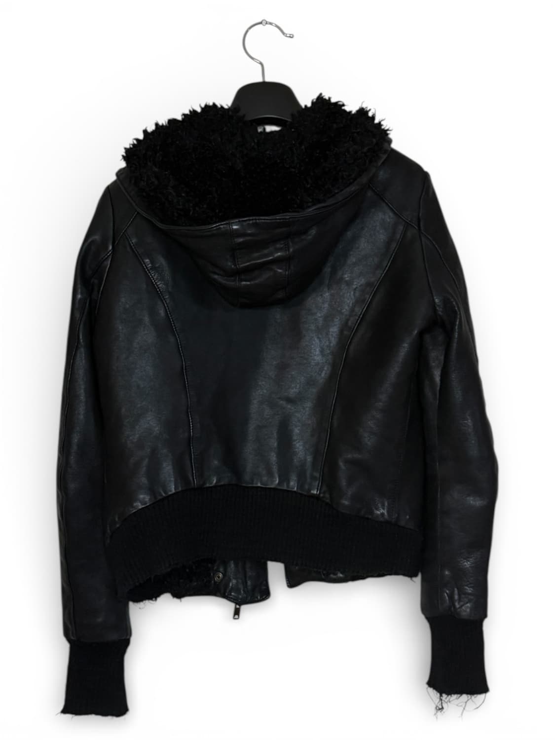 Giorgio Brato AW2001 Fur Leather Jacket 상품이미지2