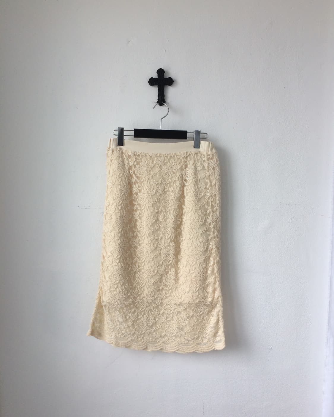 Flower pattern midi skirt 상품이미지1