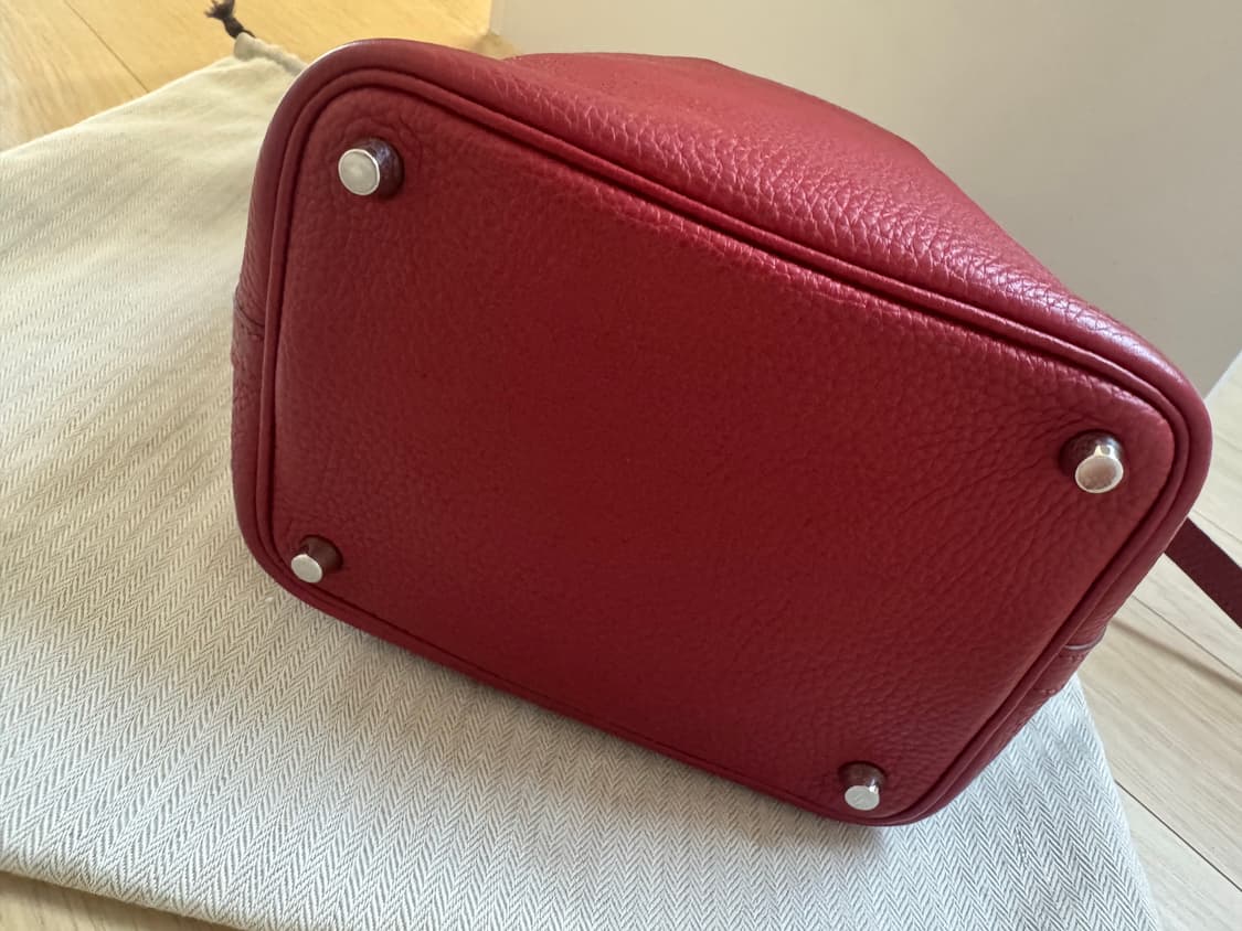 에르메스 피코탄18 루비스 백 버건디 상품이미지5