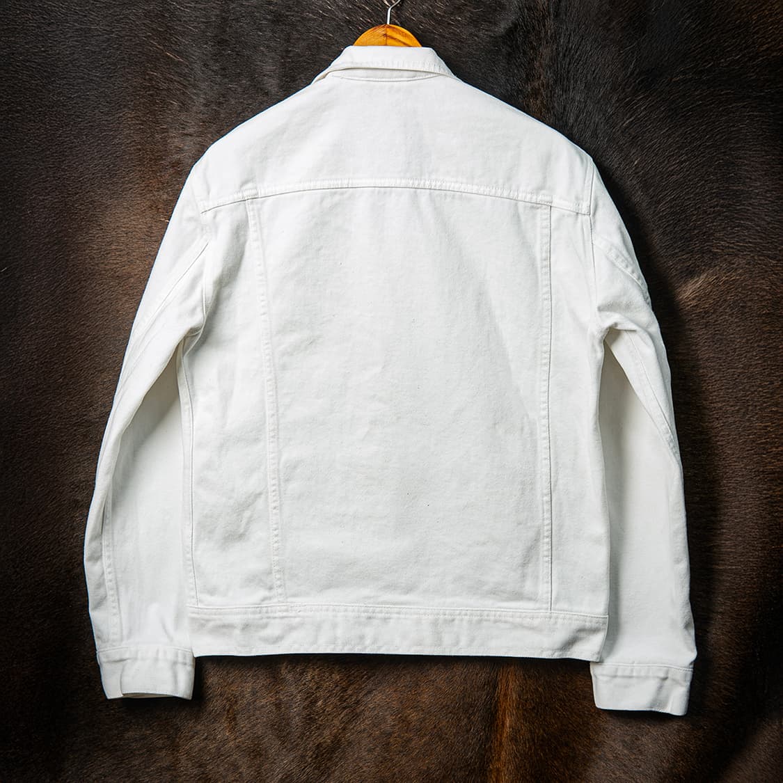 [M] 앤더슨벨 16ss 화이트 데님자켓 투웨이 집업  상품이미지4