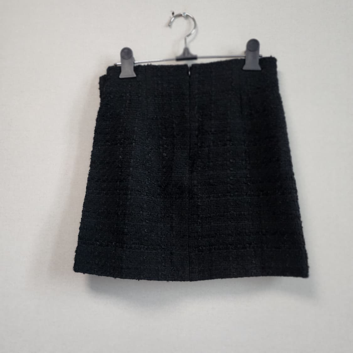 [XS] 새상품 자라 블랙 트위드 미니스커트 상품이미지2