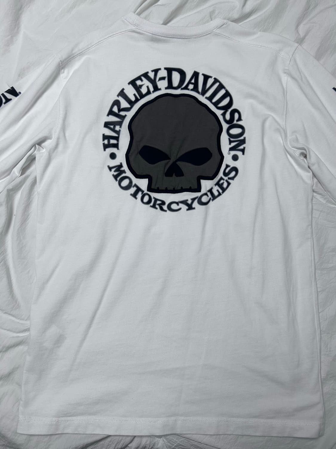 Harley Davidson skull long sleeve 상품이미지4