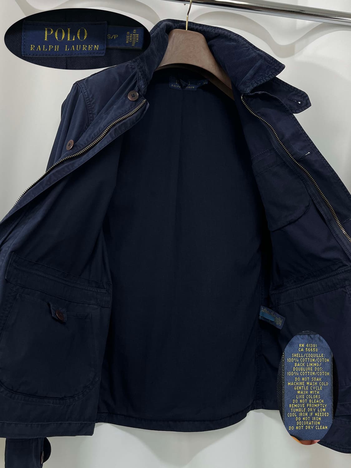 폴로 랄프로렌 퍼플네이비 모호크 코듀로이 헌팅 필드자켓 상품이미지3