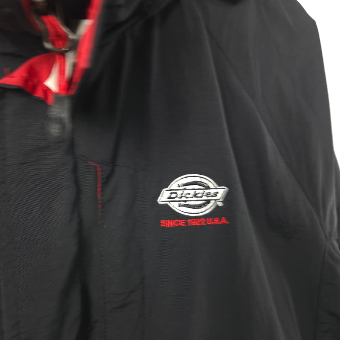 남L 디키즈 블랙 후드 자켓 바람막이 상품이미지2