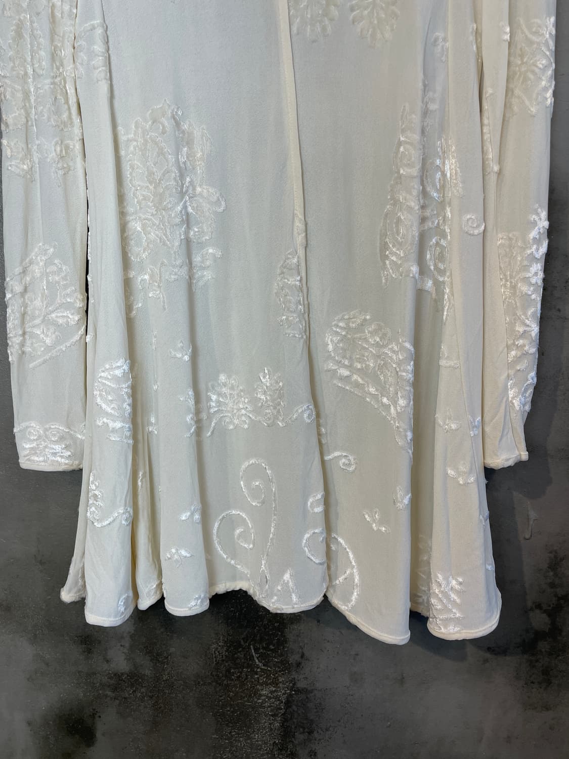 90s 조르지오 아르마니 벨벳 시어 탑 상품이미지6