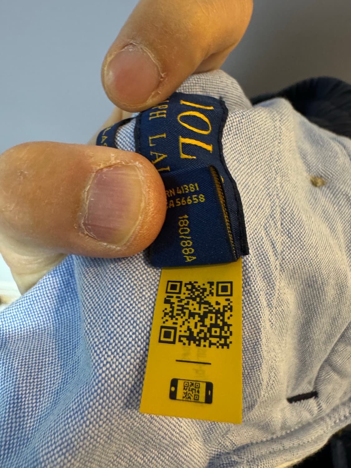 폴로 프렙스터 쇼츠 L 네이비 / 블랙 큐알택 새상품 상품이미지5