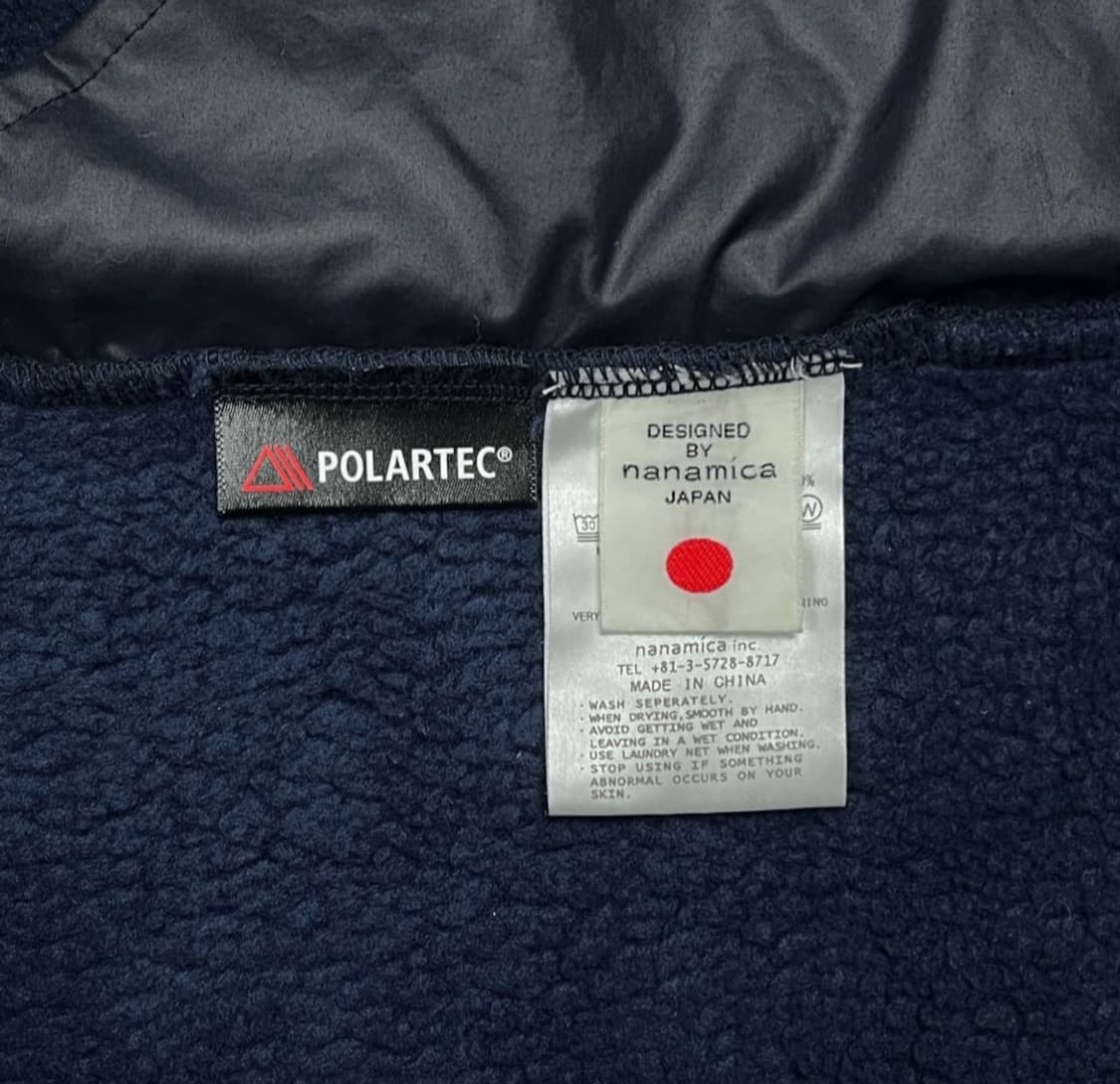 나나미카 후리스 네이비 상품이미지8