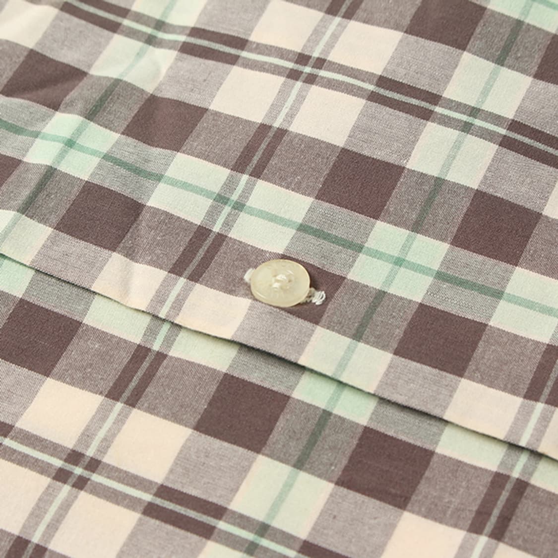  STUSSY "Beige Check Half Shirts" 상품이미지6