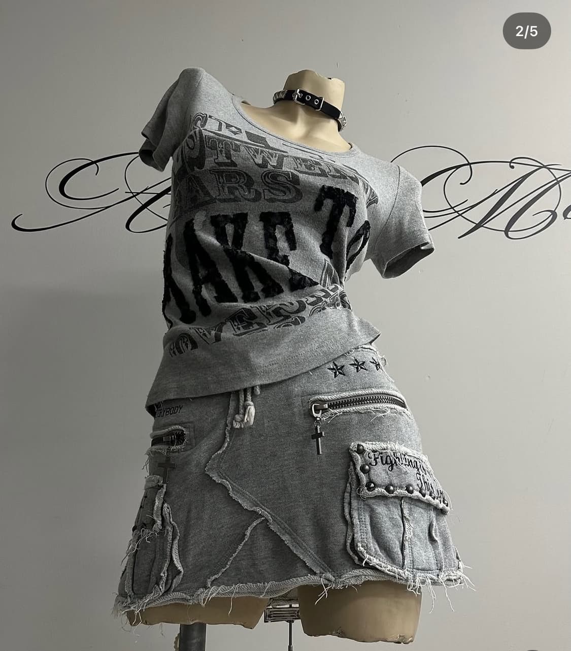 shop 502 빈티지 대대장 그레이세트 고스트오브할렘 상품이미지2