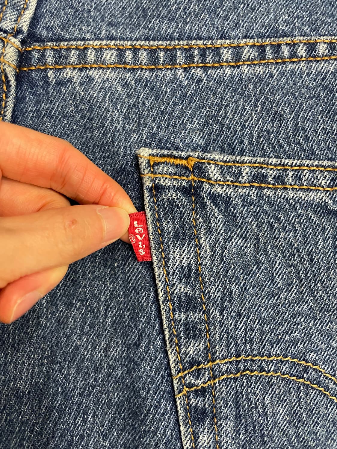 00s 리바이스 550 멕시코 릴렉시드 데님 쇼츠 상품이미지8