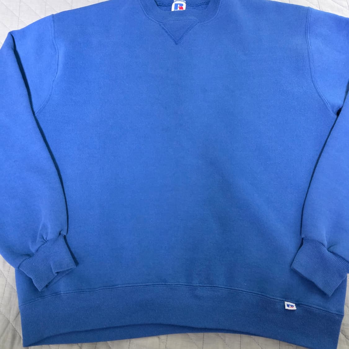 [XL] 80s 빈티지 러셀 애슬레틱 코랄 블루 스웻 맨투맨 상품이미지2