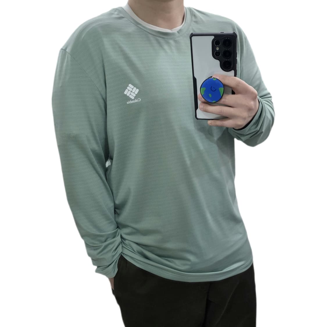 XXL 컬럼비아 냉감 기능성 옴니프리즈 제로 긴팔티셔츠 민트 상품이미지1