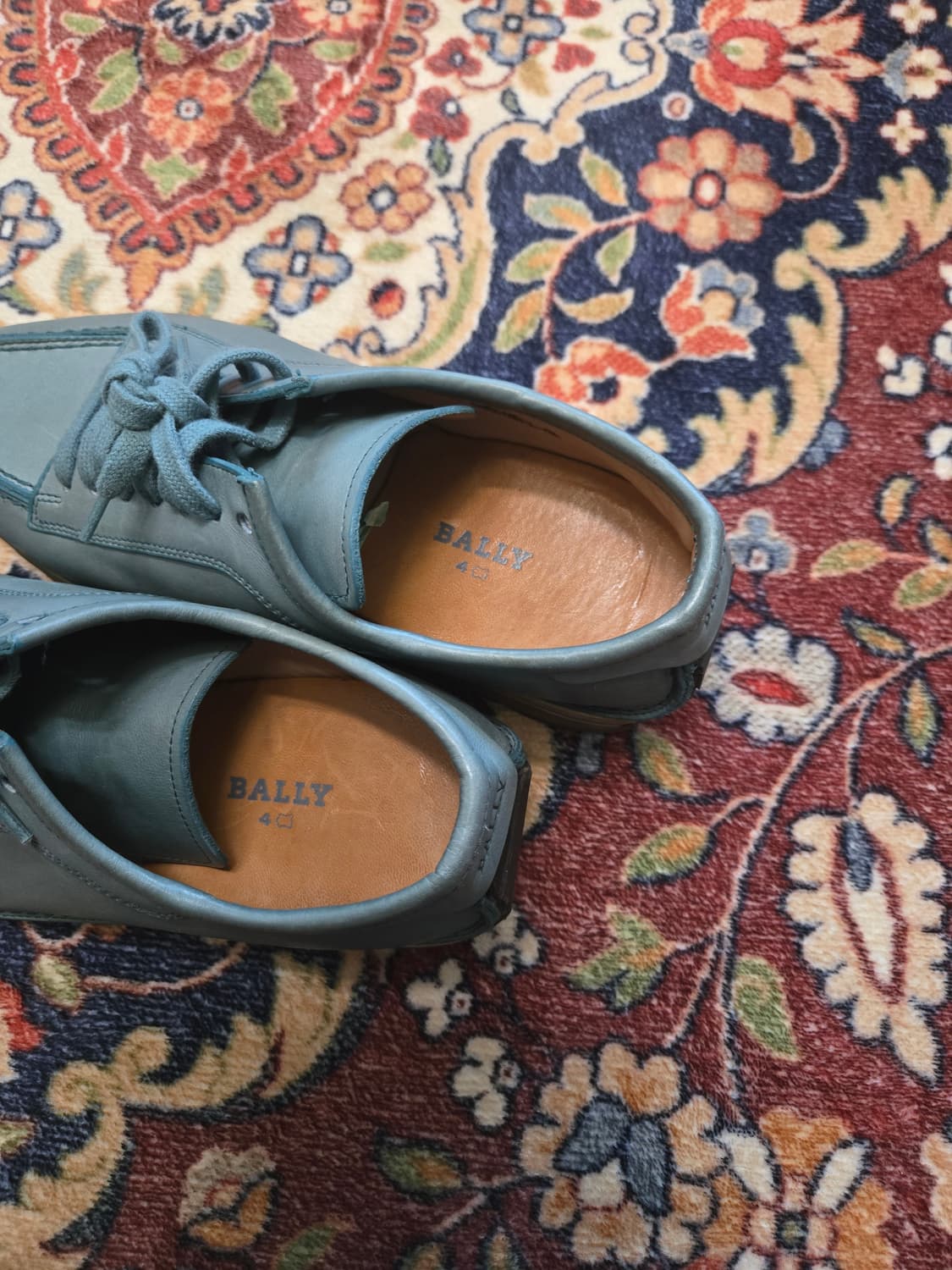 발리 BALLY 빈티지 치타 레더 스니커즈 (37.5) 상품이미지5