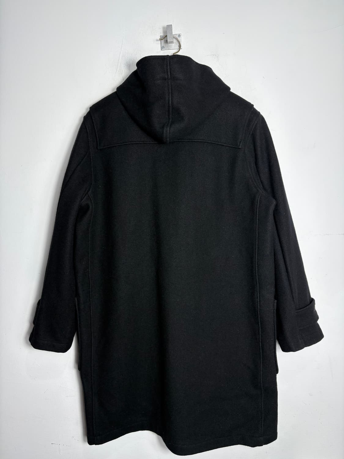 Schott 쇼트 블랙 더플 코트 상품이미지7