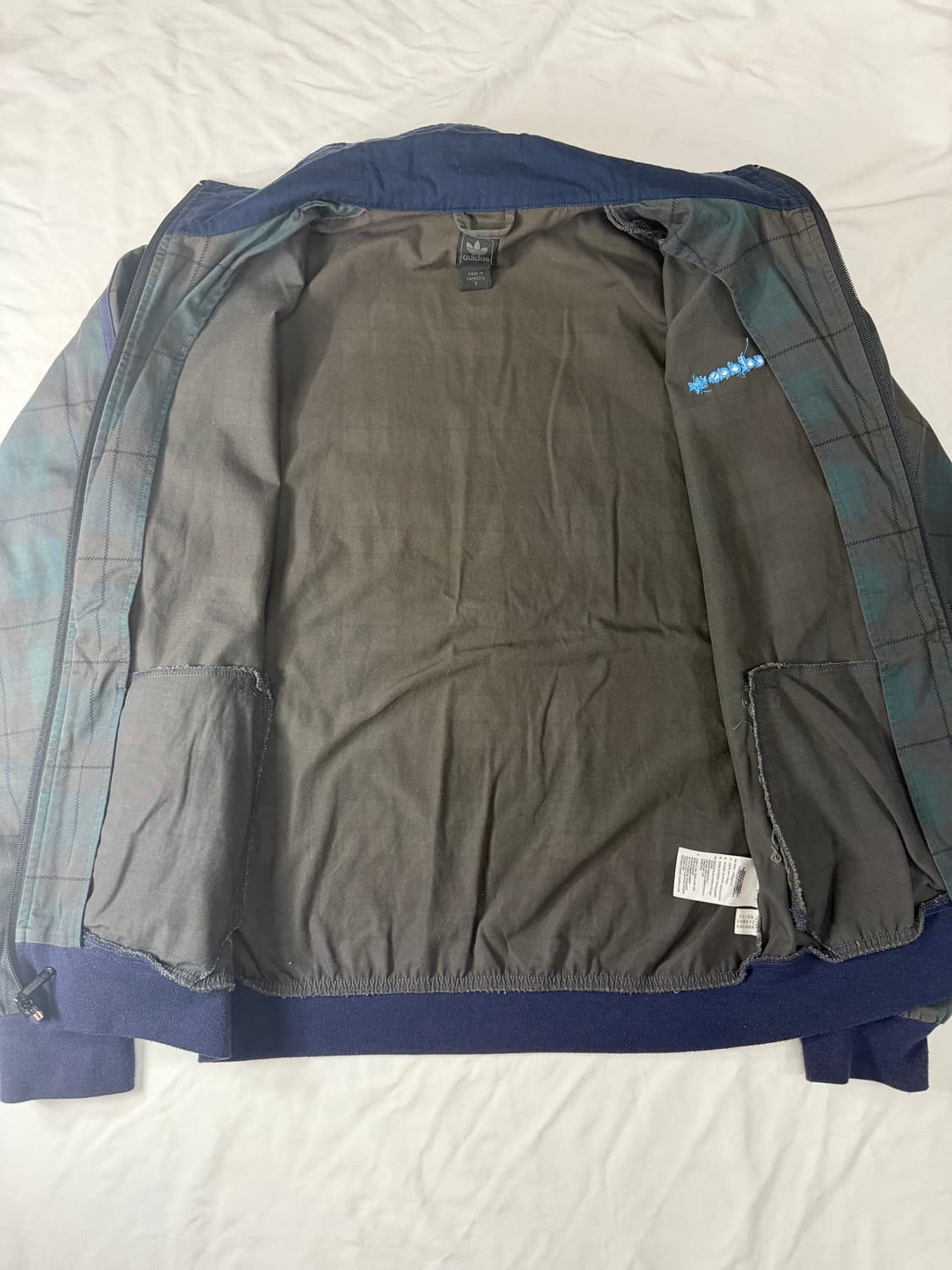 00s 아디다스 져지 체크 트랙탑 베켄바우어 상품이미지5