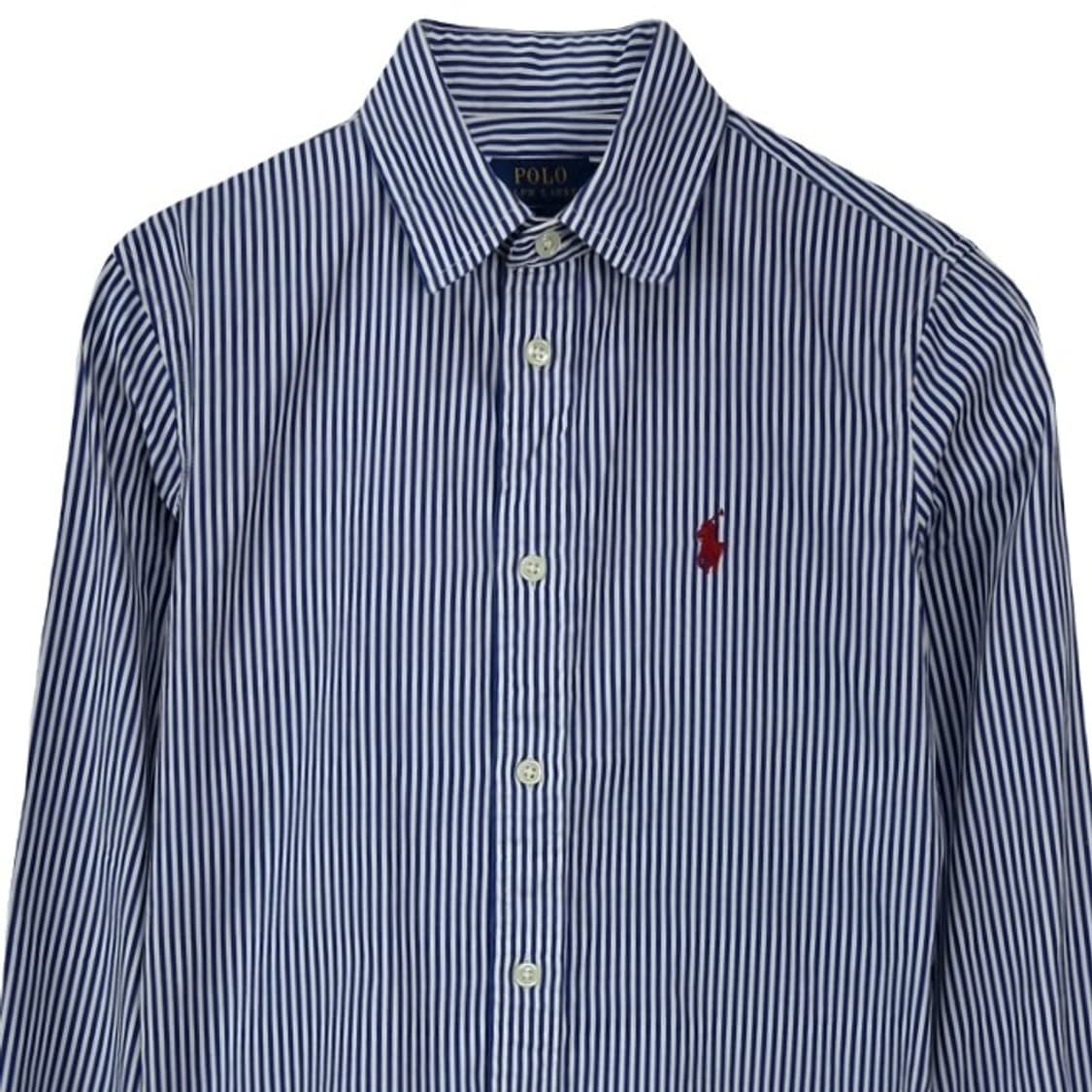 폴로 랄프로렌 포니 로고 자수 스트라이프 셔츠 블루 M16529 상품이미지4