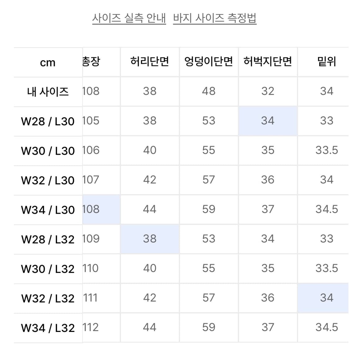 (W28/L32) 벨리에 트루 와이드 데님 팬츠 스모크 인디고 상품이미지2