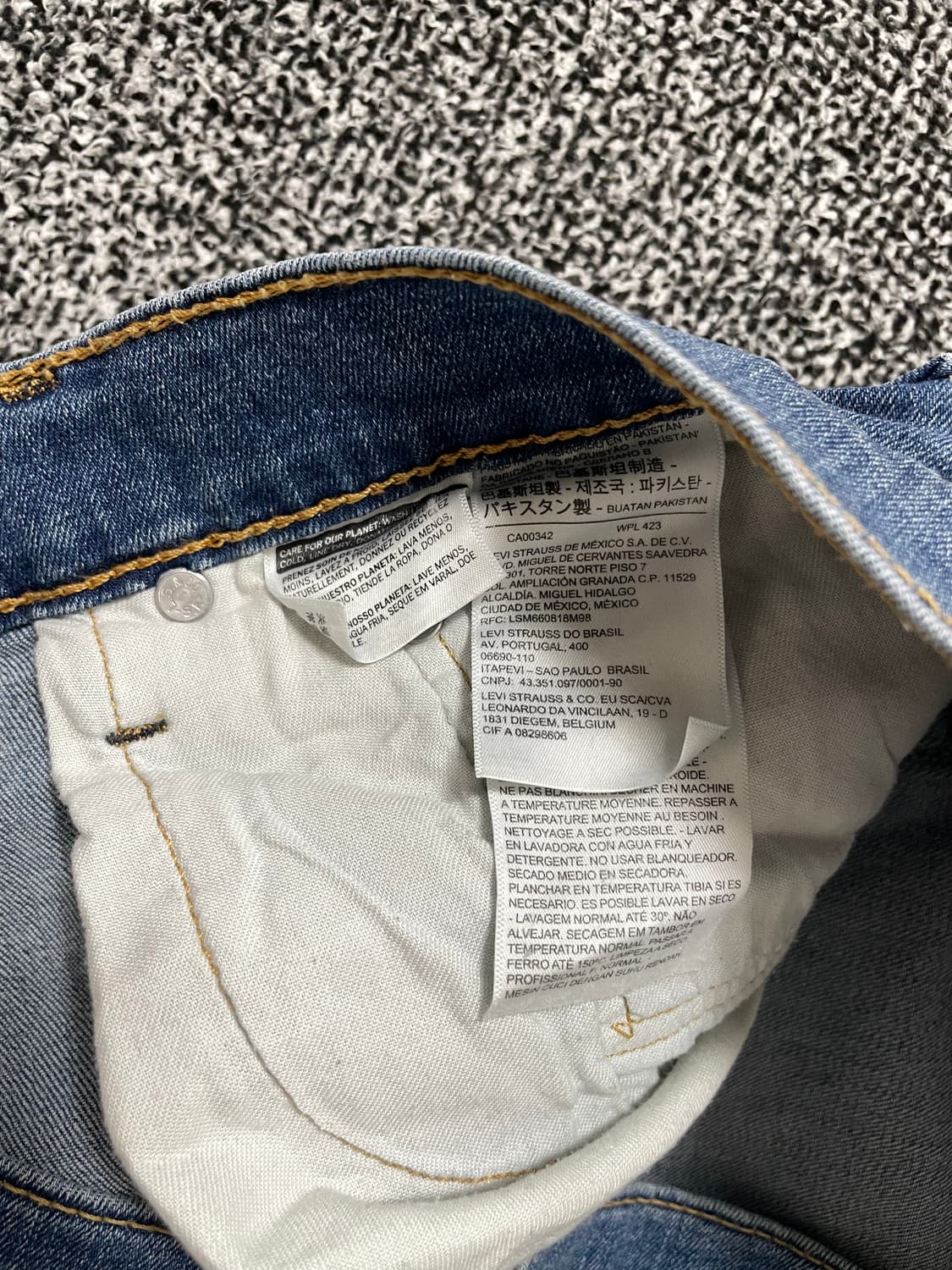 빈티지9. 리바이스 541 애슬레틱 테이퍼 진 데님팬츠 청바지 상품이미지4