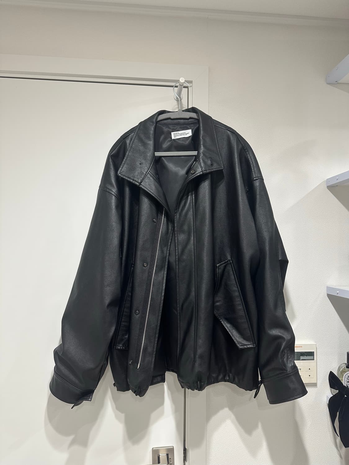 파르티멘토 비건 레더 필드 자켓 블랙 (L) 상품이미지8