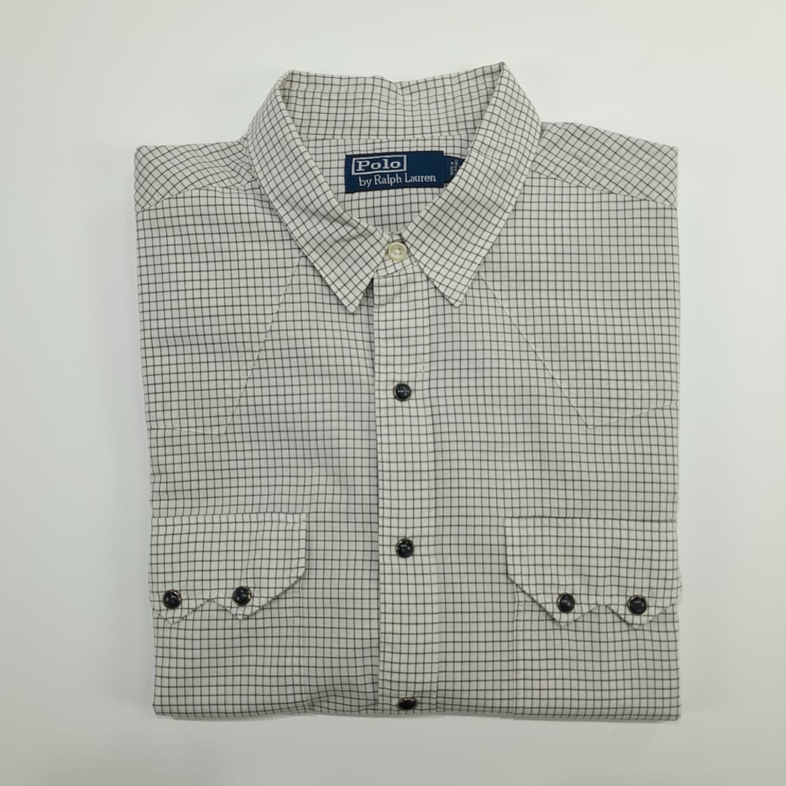 CN694 L 폴로 랄프로렌 모던 웨스턴 체크 긴팔 셔츠 남방 상품이미지8