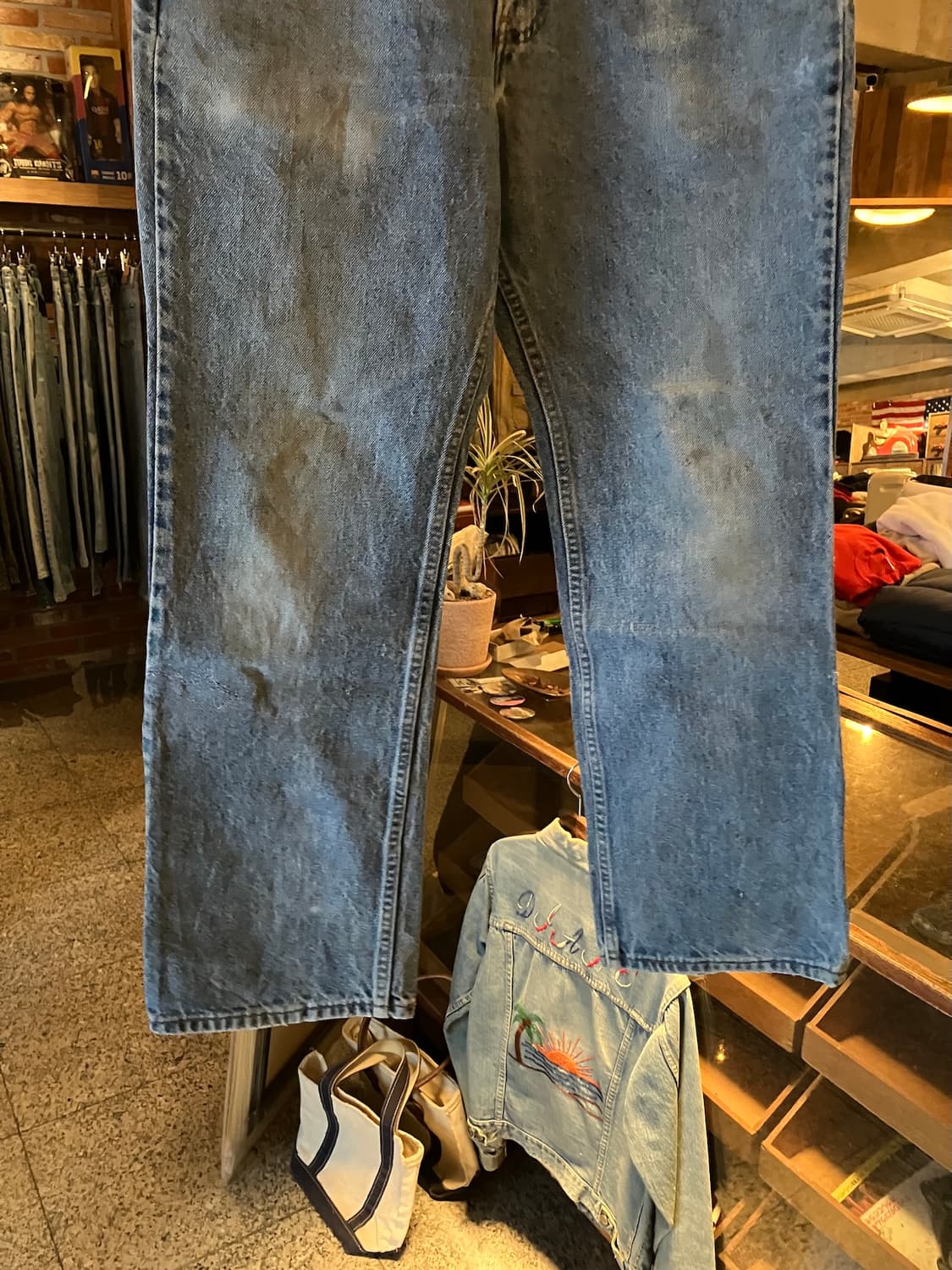 90s USA 빈티지 리바이스 517 부츠컷 데님 팬츠 상품이미지4