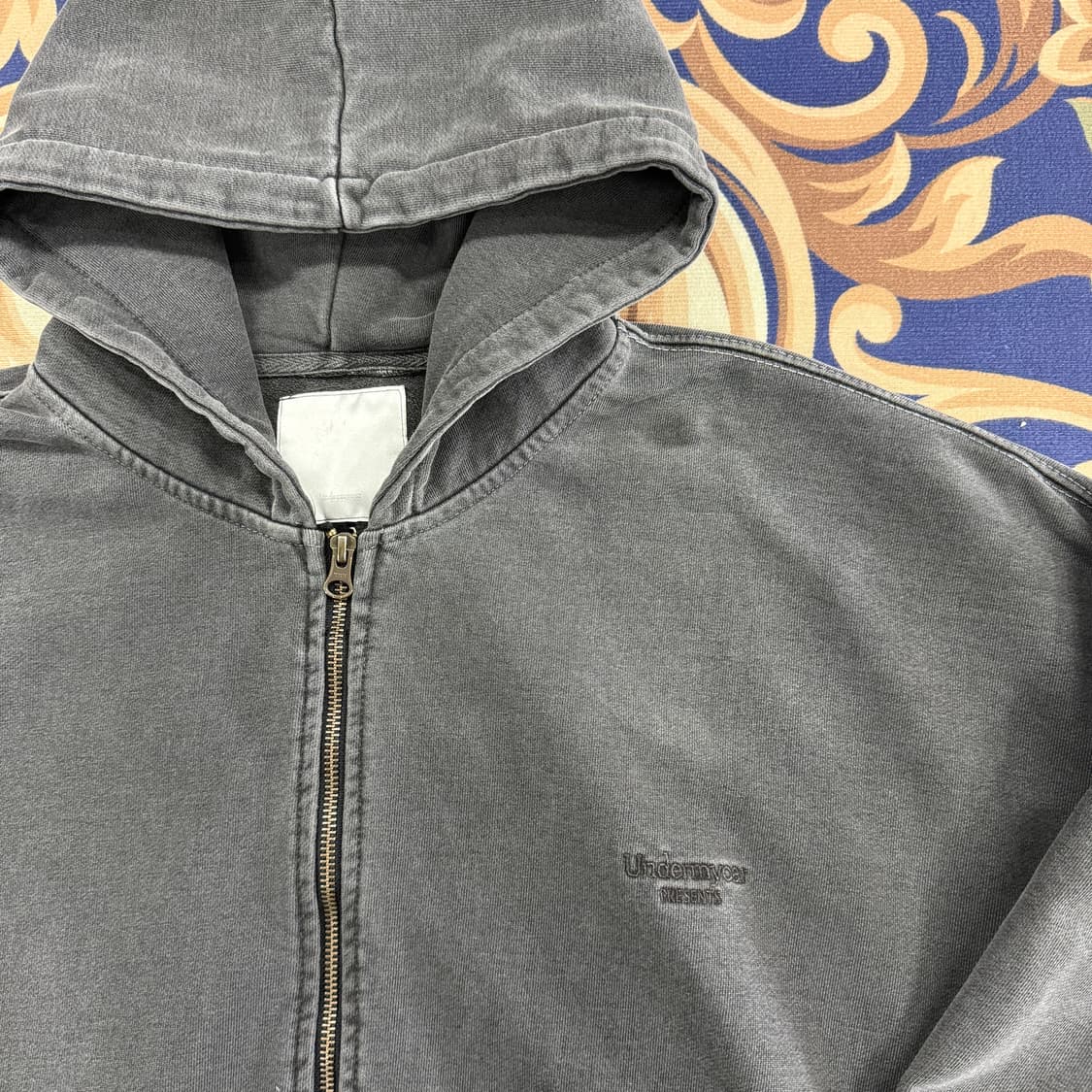 (2)언더마이카 Undermycar 피그먼트 후드집업티셔츠 상품이미지2