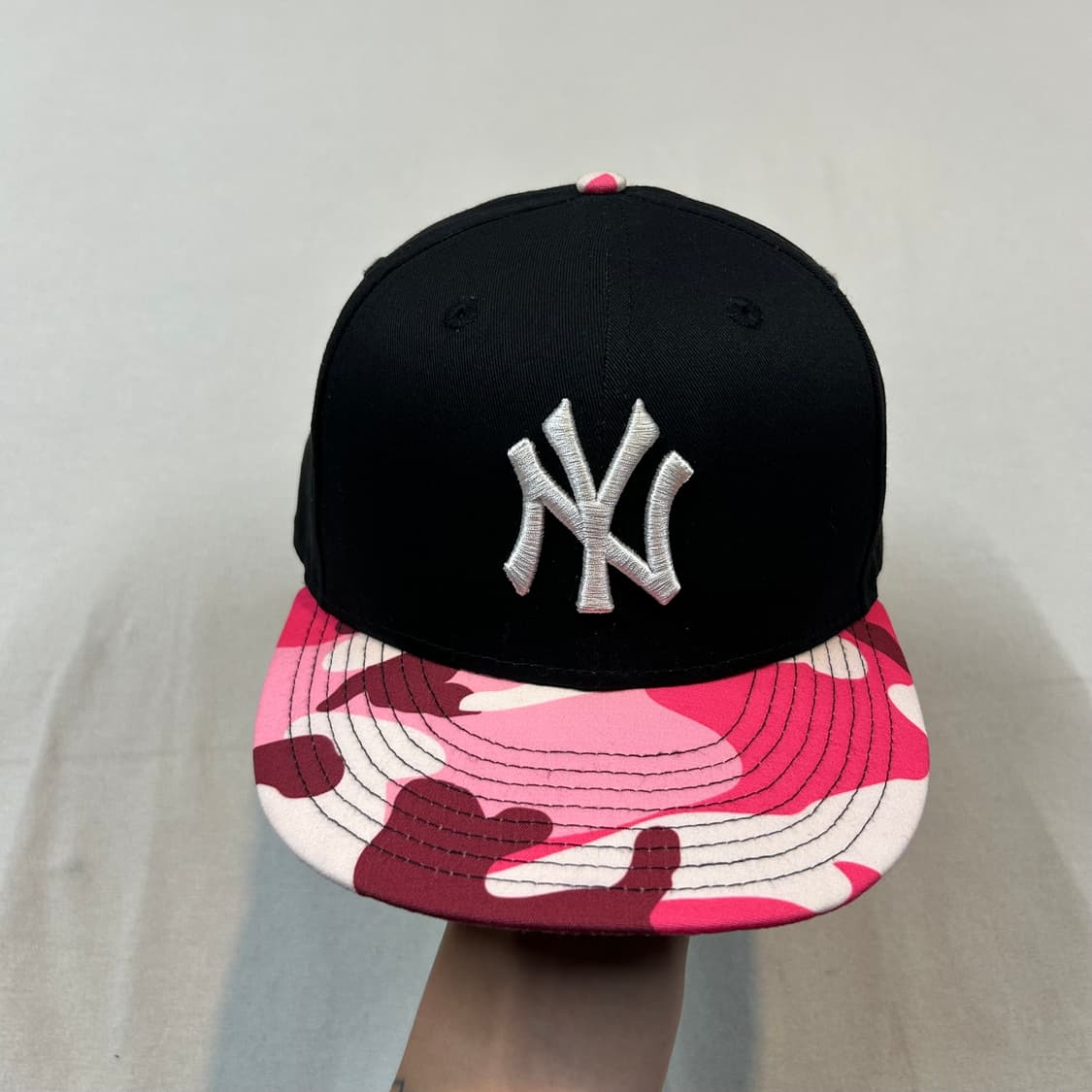 뉴에라 NY 뉴욕양키스 핑크 카모 볼캡 베이프맛 상품이미지2