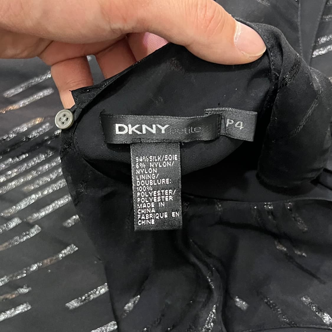 dkny 시스루 다크 원피스 y17049 상품이미지7