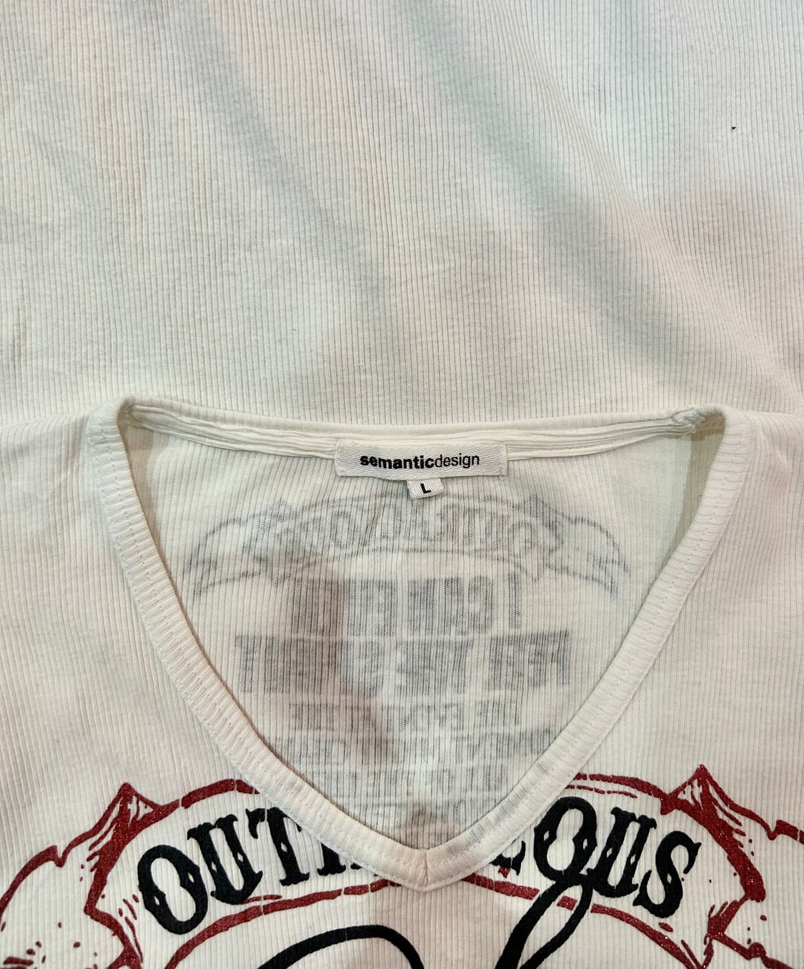 semantic design T-shirt 세만틱 디자인 그래픽 반팔 상품이미지4