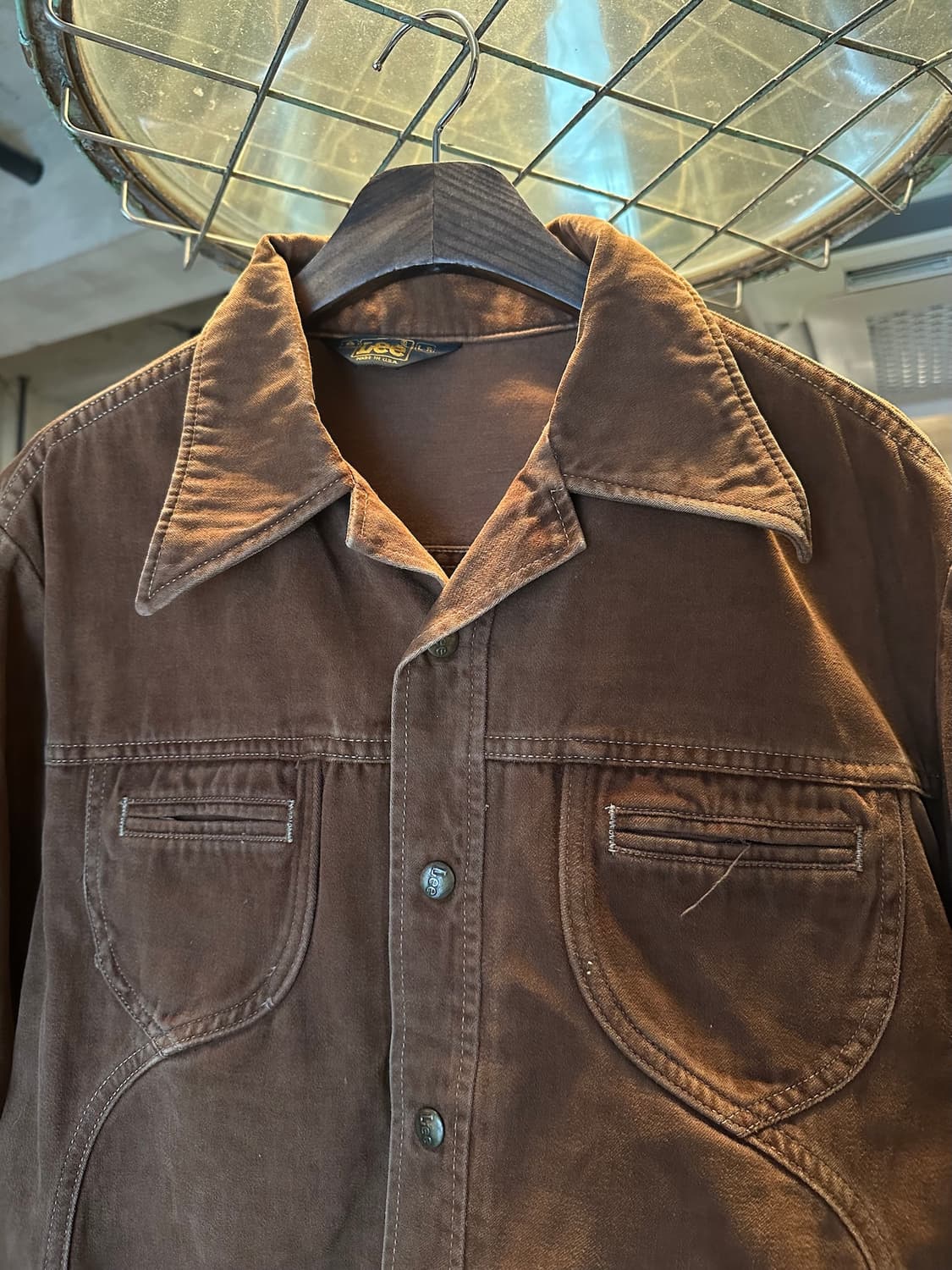 70s USA LEE Moleskin Western Jacket 상품이미지3