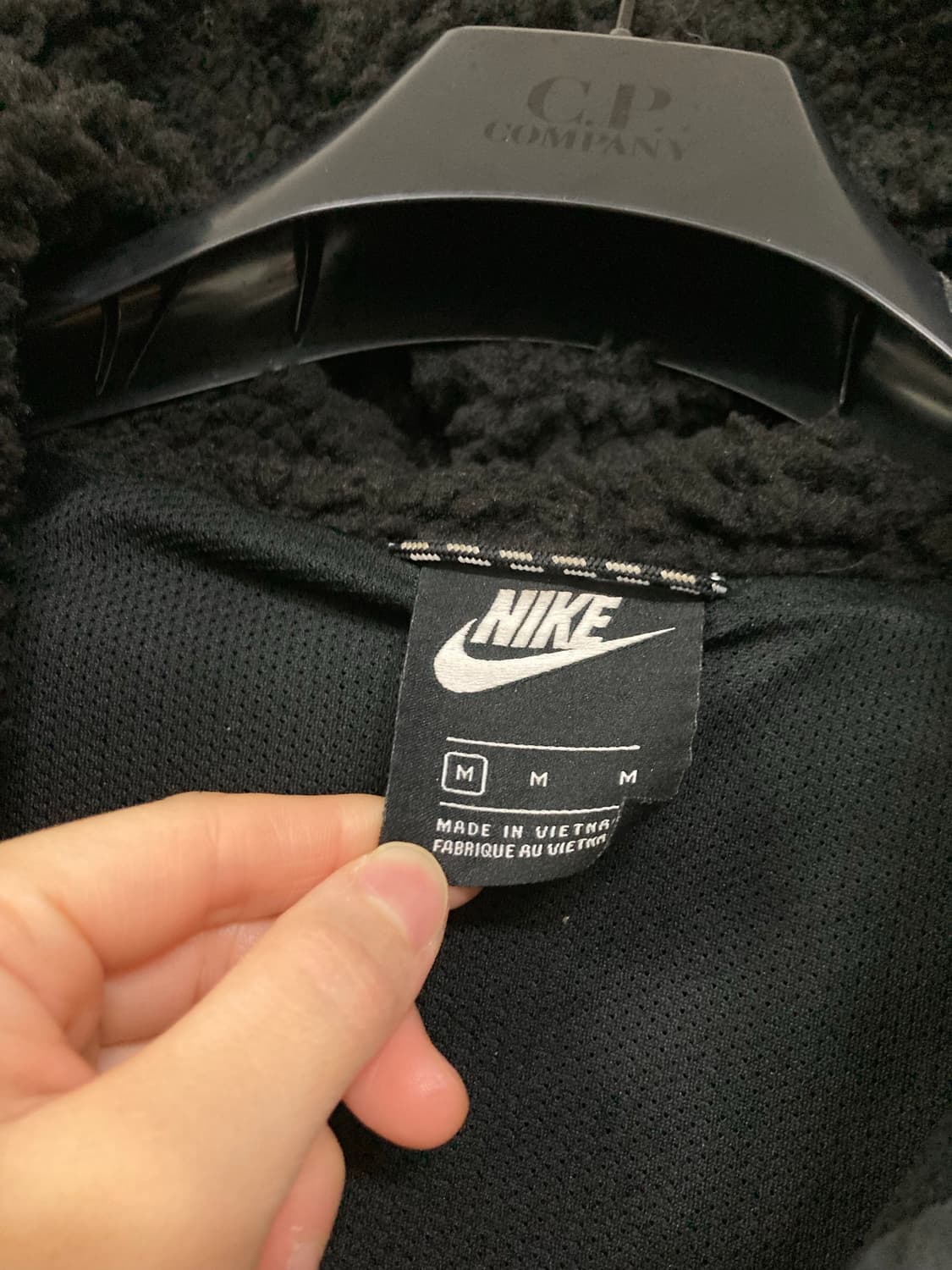 나이키 헤리티지 쉐르파 뽀글이 플리스 반집업 아노락 _ 블랙 상품이미지9