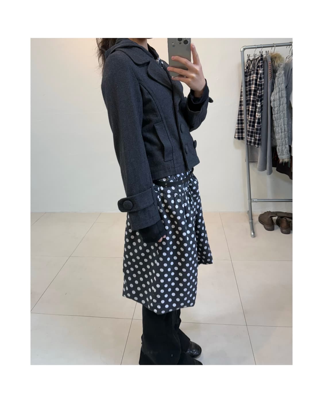 빈티지 울 혼방 자켓 상품이미지3