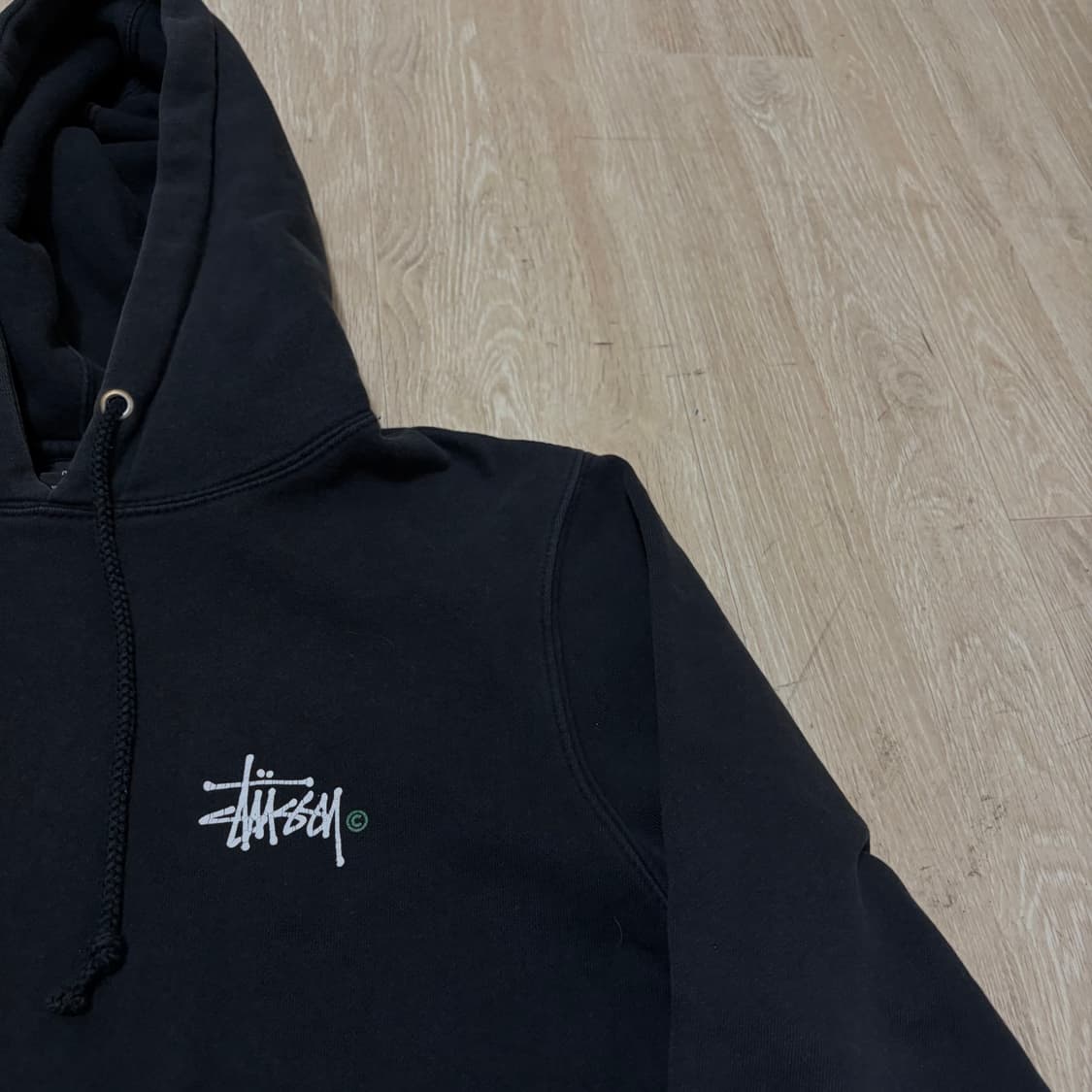 스투시 스탁 빅로고 후드티 M/95  상품이미지3