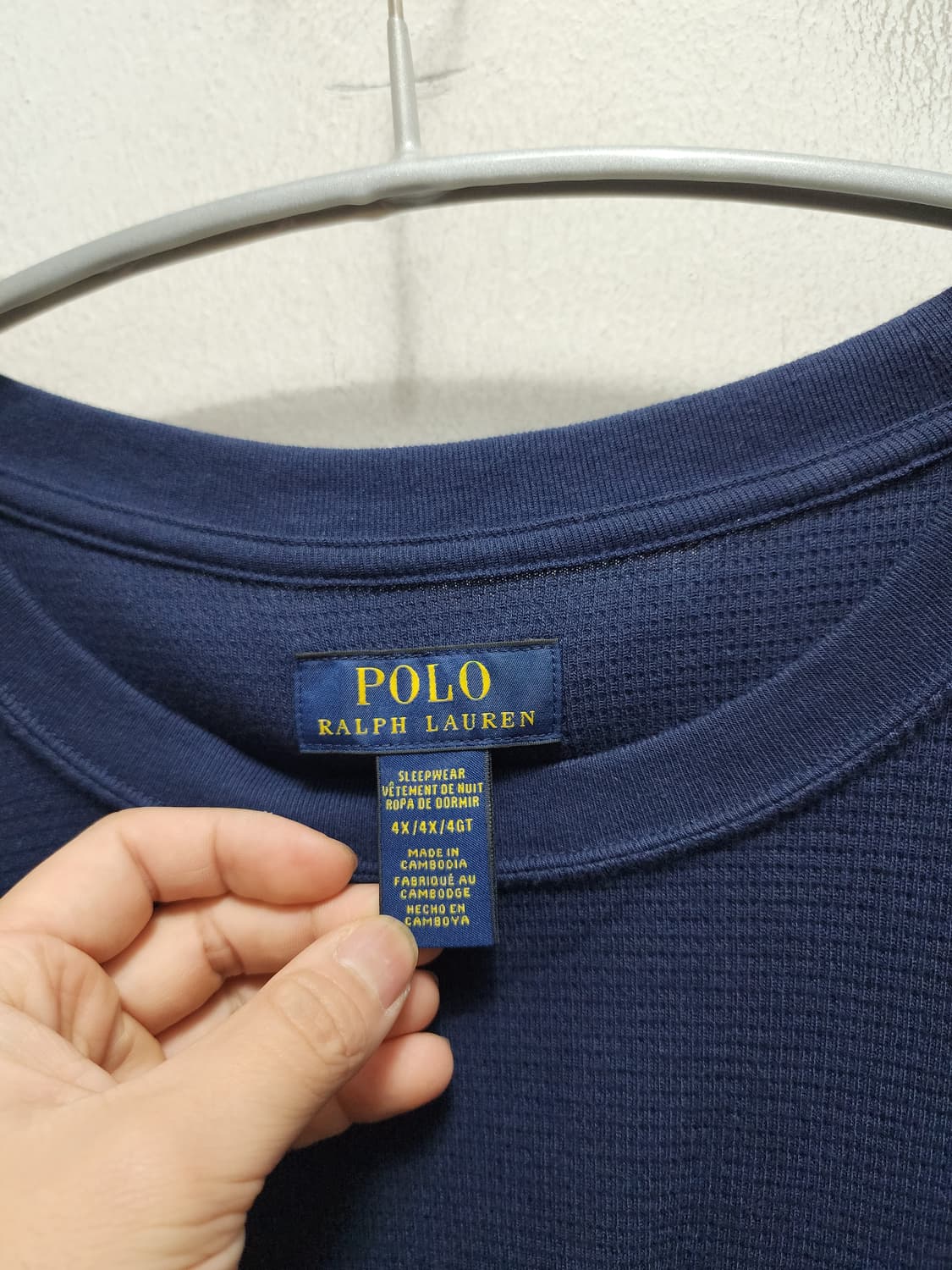 (빅사이즈) 폴로 랄프로렌 월계수 와플티 4XL 상품이미지4