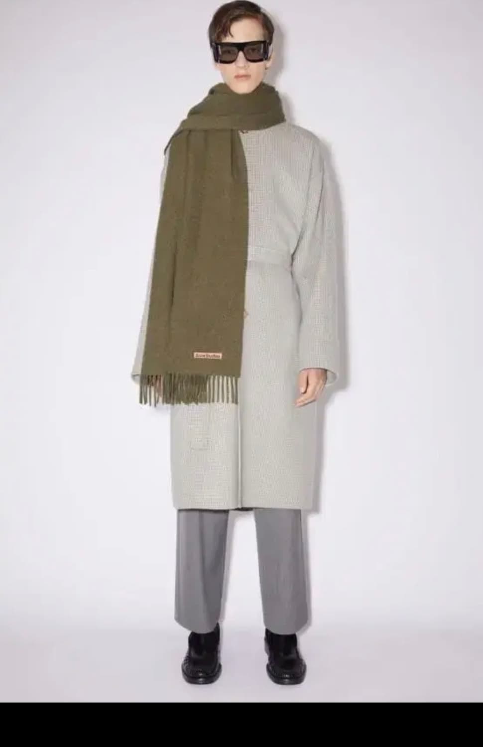 아크네 스튜디오 머플러 목도리 올리브 상품이미지1