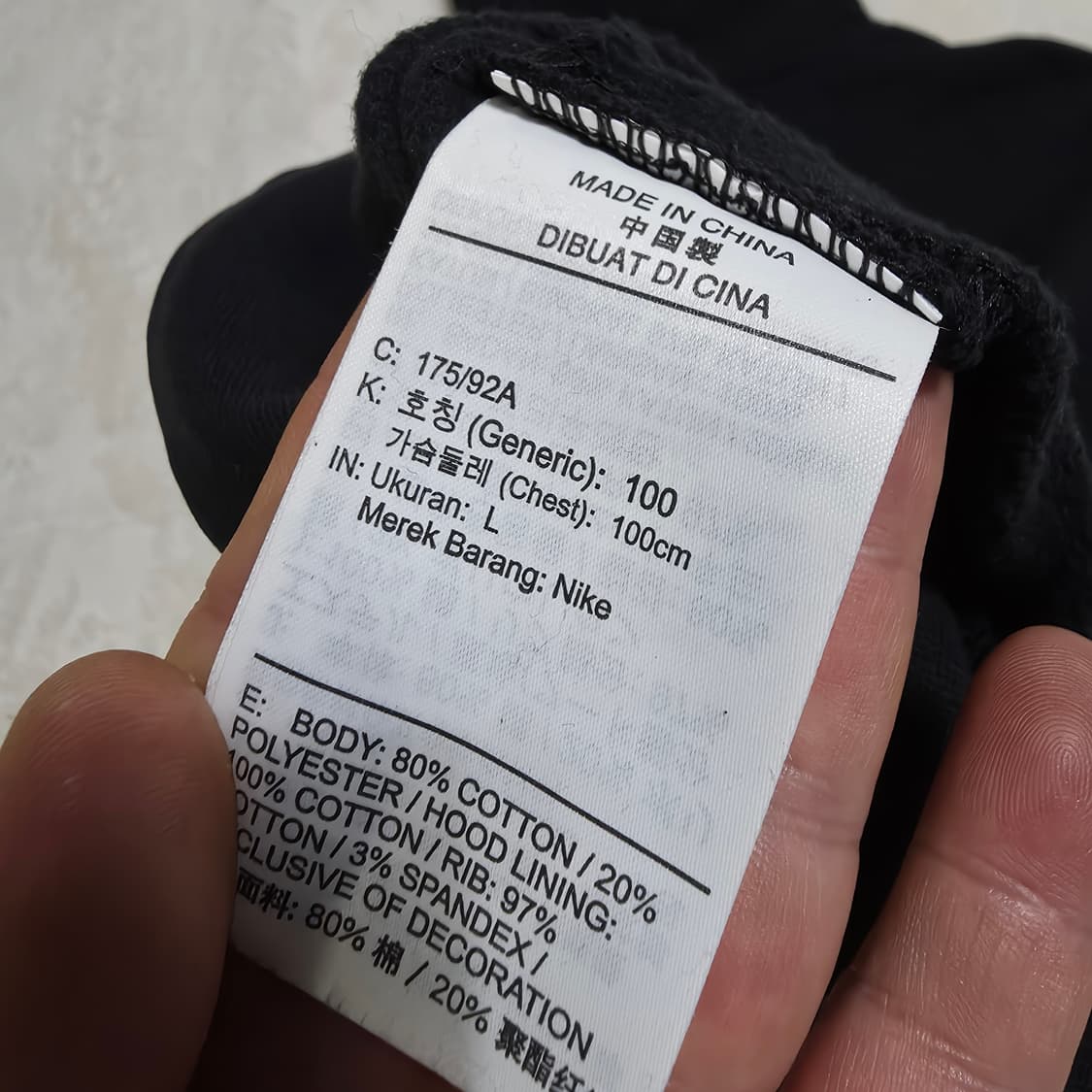 (L)나이키 스우시 후드티 상품이미지4