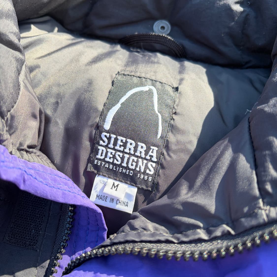 시에라 디자인 빈티지 구스다운 패딩 M 상품이미지5